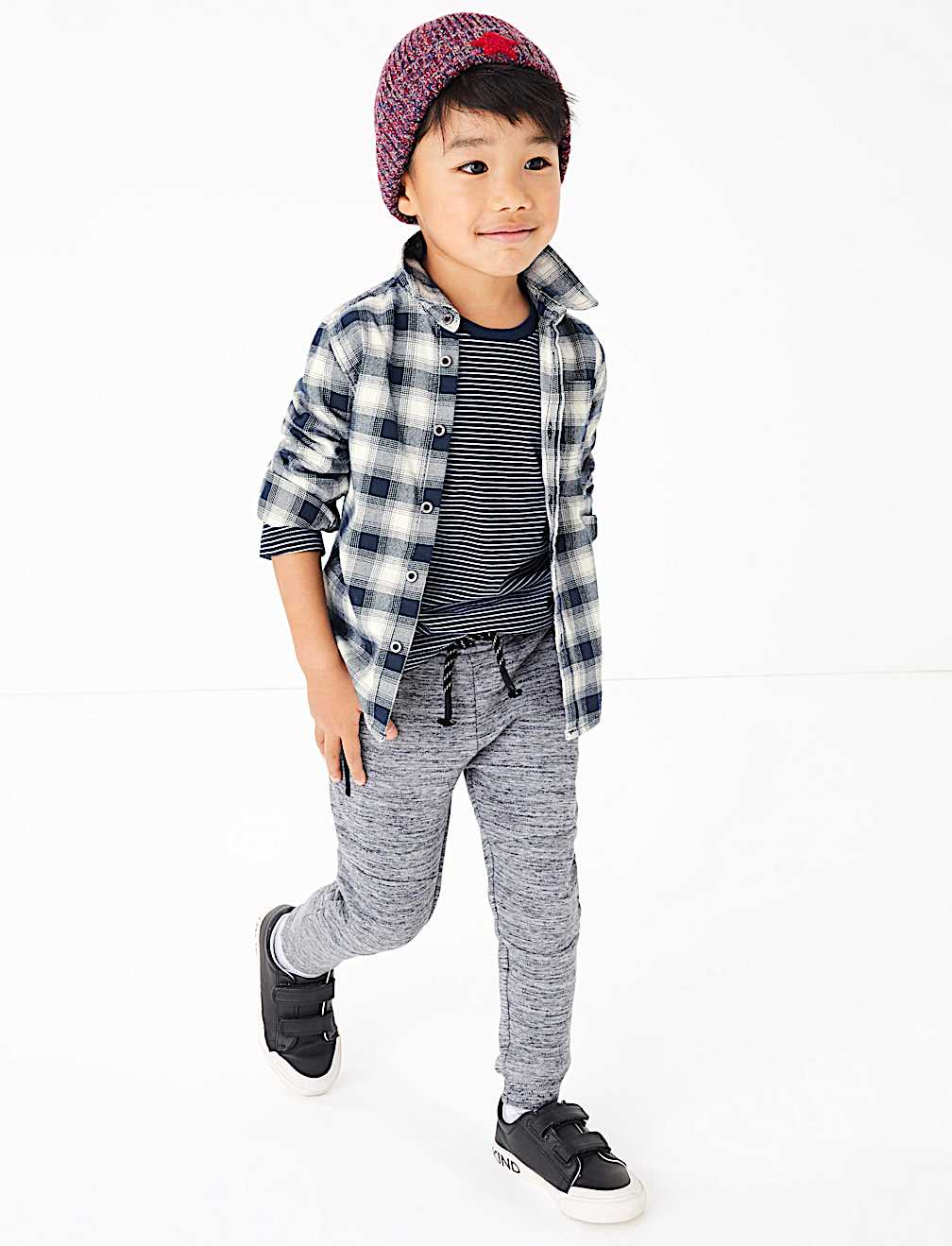 Pure Cotton Checked Shirt (3 Months - 7 Years)