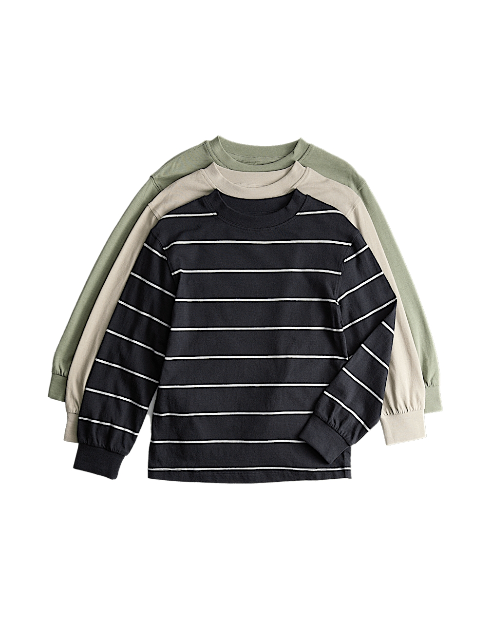 3pk Pure Cotton Tops (2-8 Yrs)