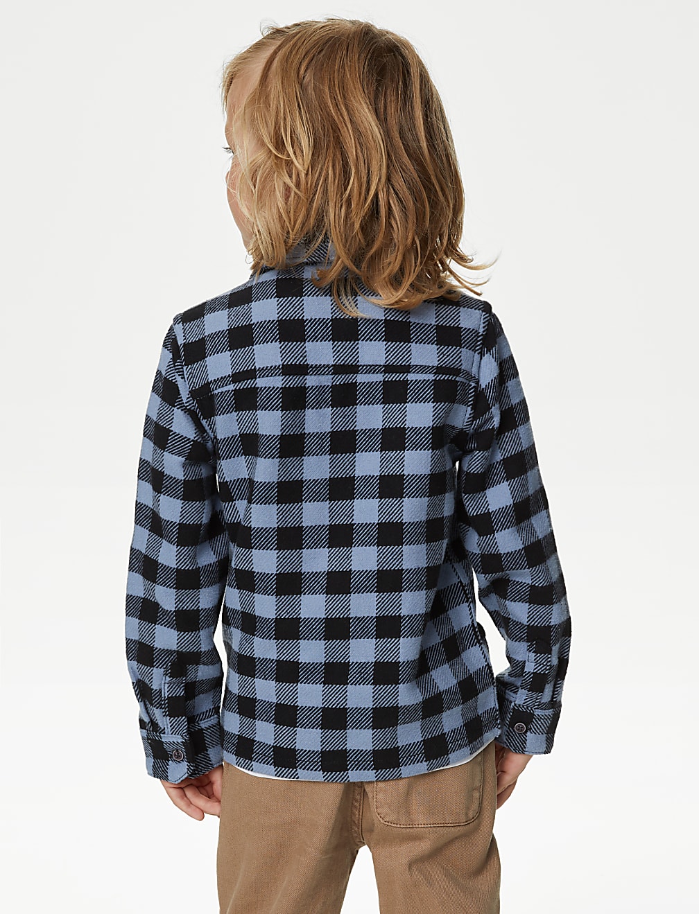 Pure Cotton Pullover Collared Shirt (2-8 Yrs)
