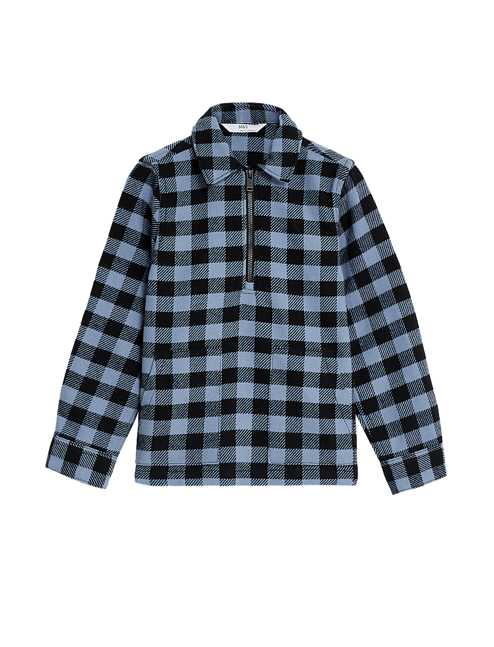 Pure Cotton Pullover Collared Shirt (2-8 Yrs)