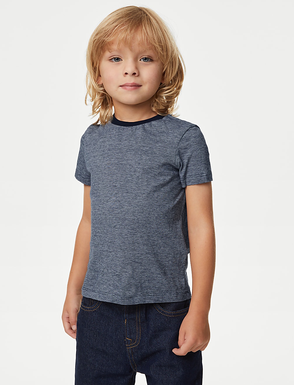 2pc Pure Cotton Hooded Shirt & T-Shirt Set (2-8 Yrs)