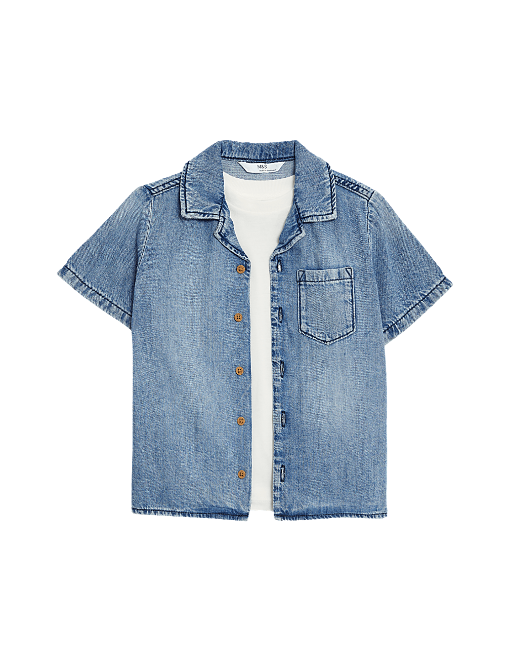 2pc Denim Shirt and T-Shirt (2-8 Yrs)