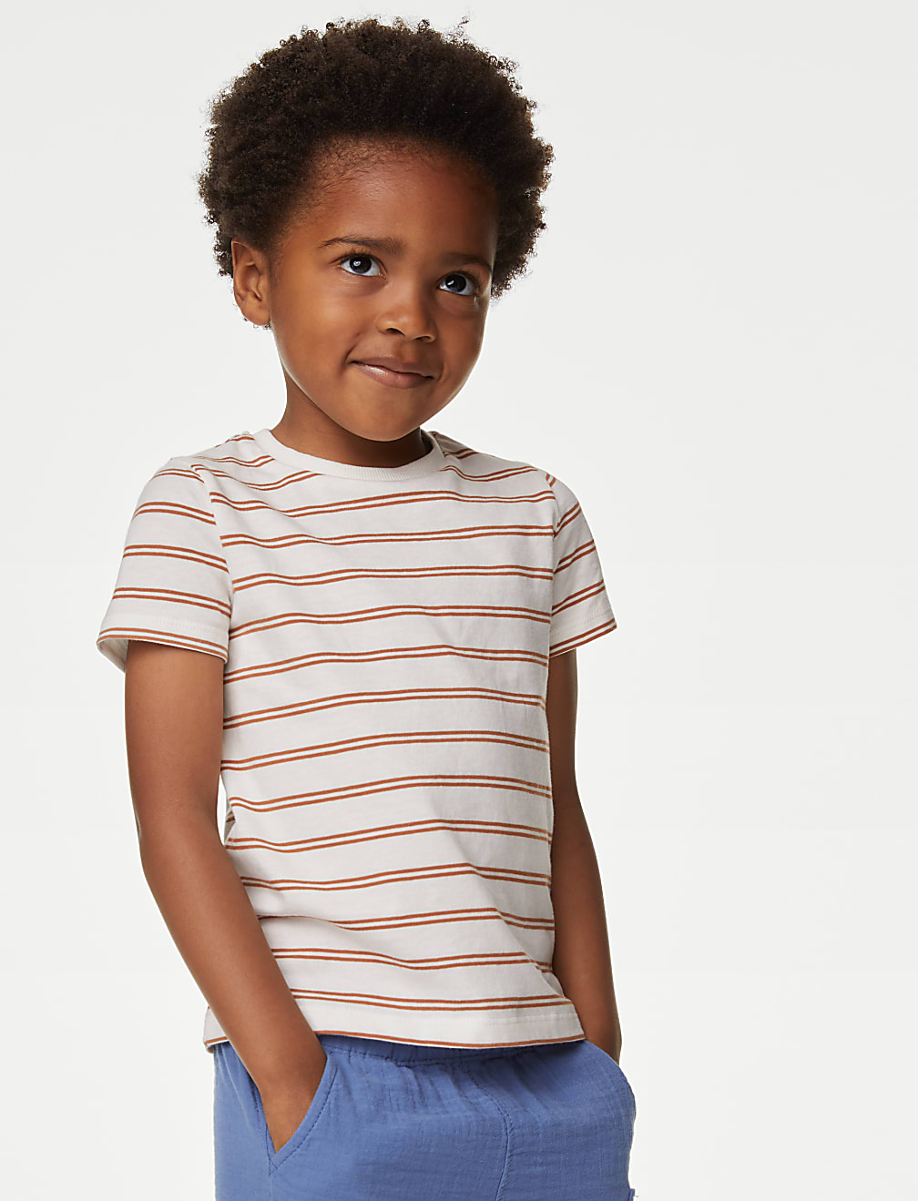2pc Pure Cotton Shirt & T-Shirt Set