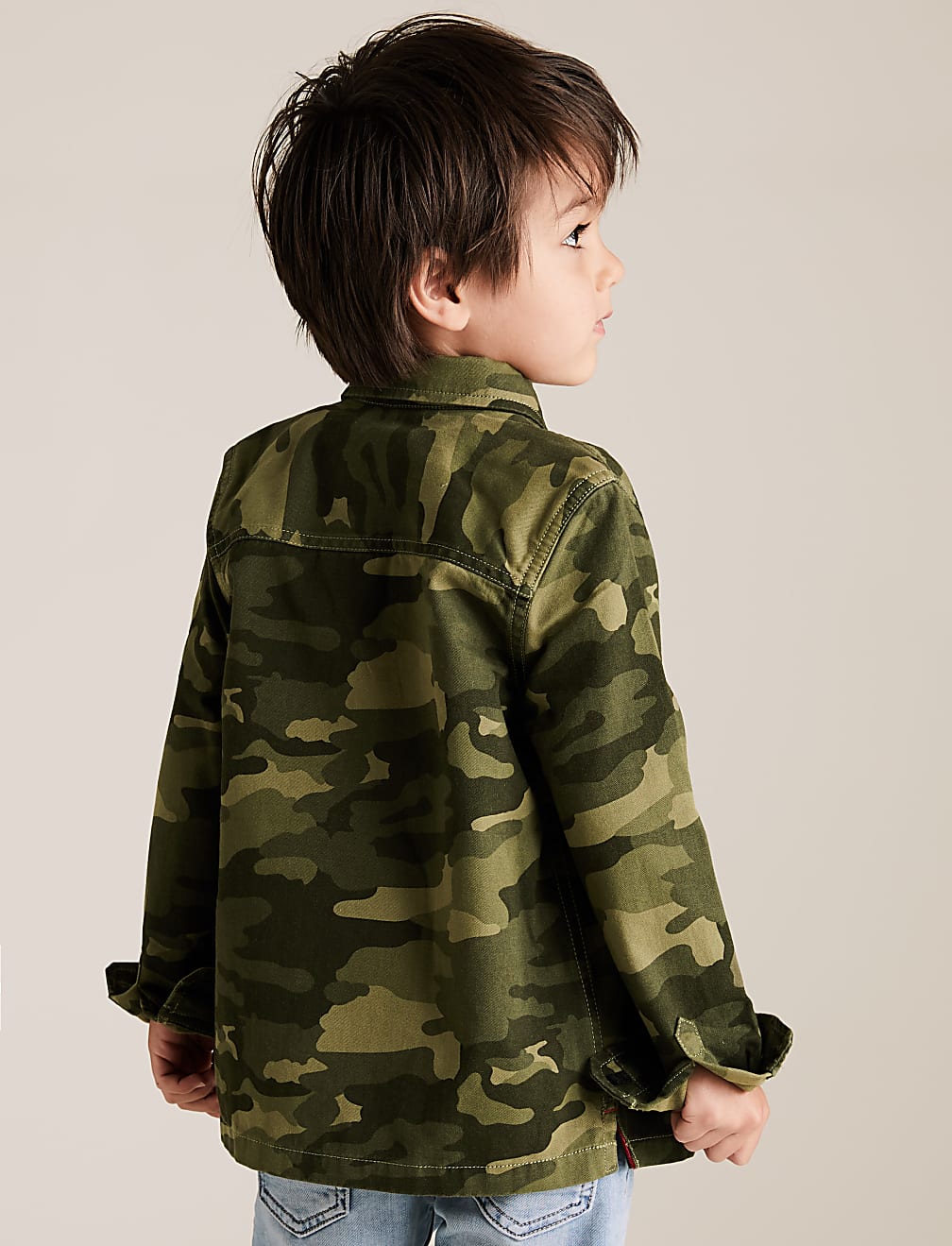 2 Piece Cotton Camo Shirt with T-Shirt (2-7 Yrs)