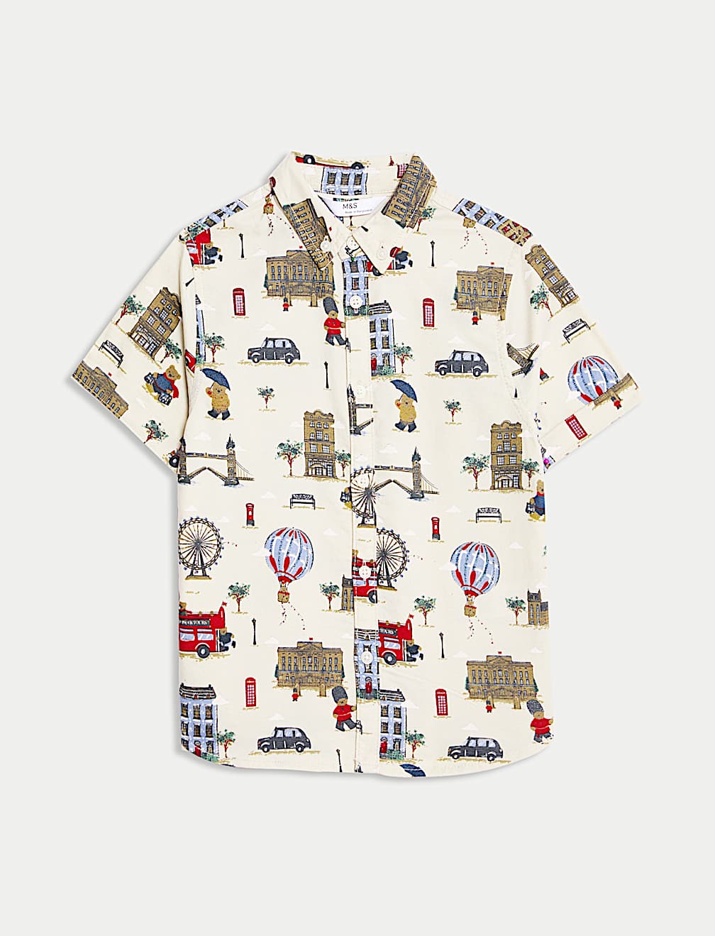 Pure Cotton London Print Shirt (2-8 Yrs)