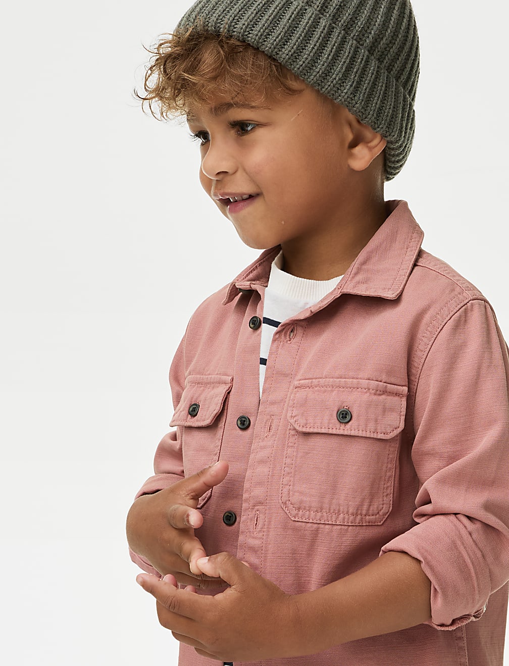 2pc Pure Cotton Shirt & T-Shirt Set (2-16 Yrs)