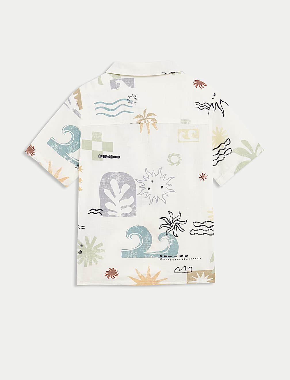 Pure Cotton Abstract Shirt