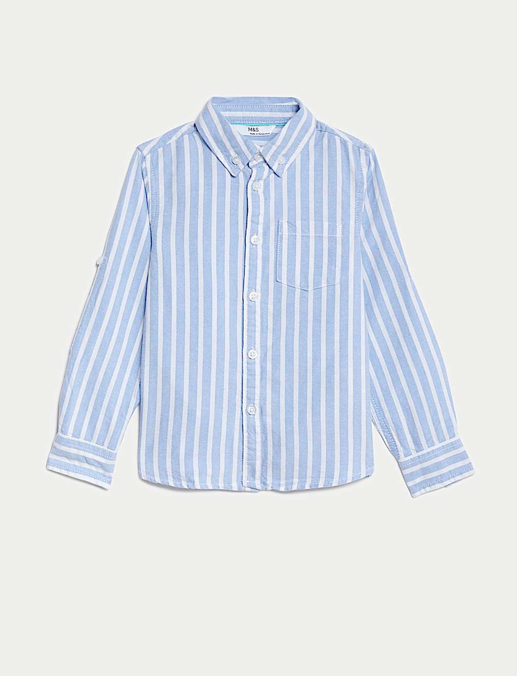 Pure Cotton Striped Oxford Shirt