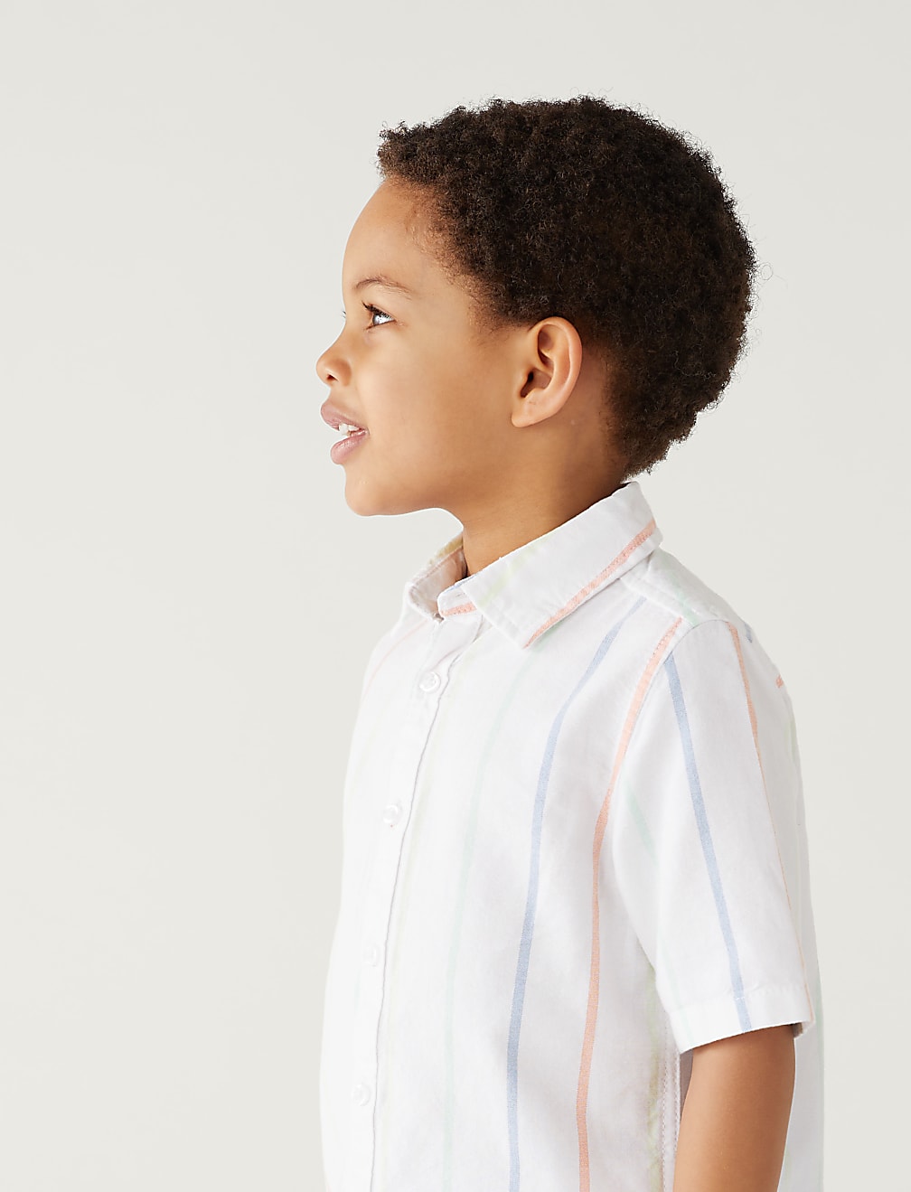 Pure Cotton Striped Oxford Shirt