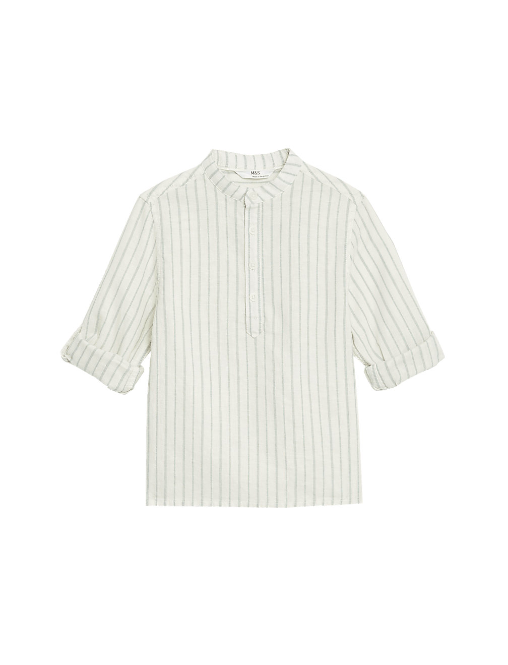 Cotton Rich Striped Shirt (2-8 Yrs)