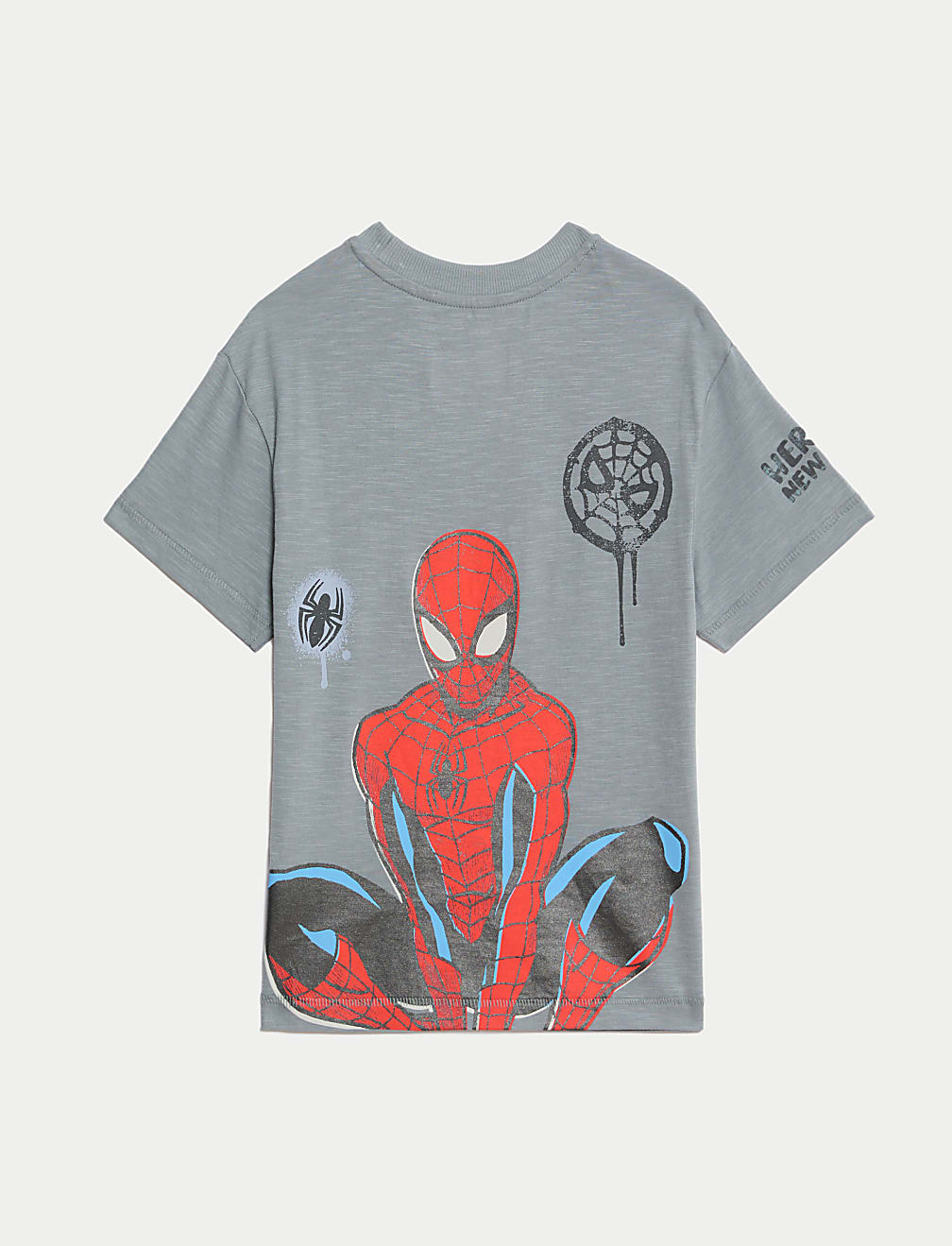 Pure Cotton Spider-Man T-Shirt (2-8 Yrs)