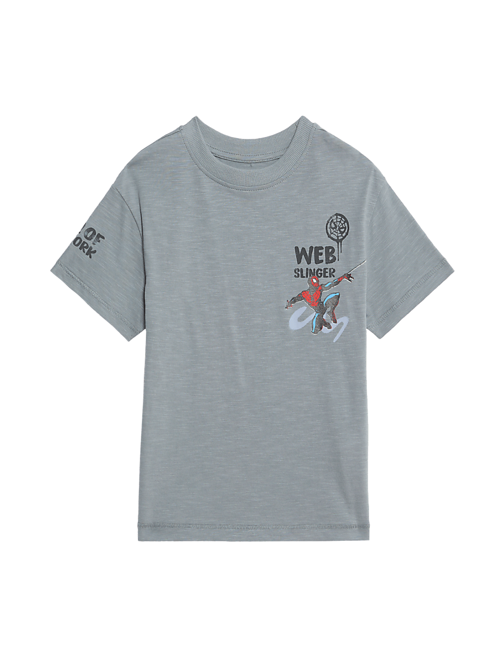 Pure Cotton Spider-Man T-Shirt (2-8 Yrs)