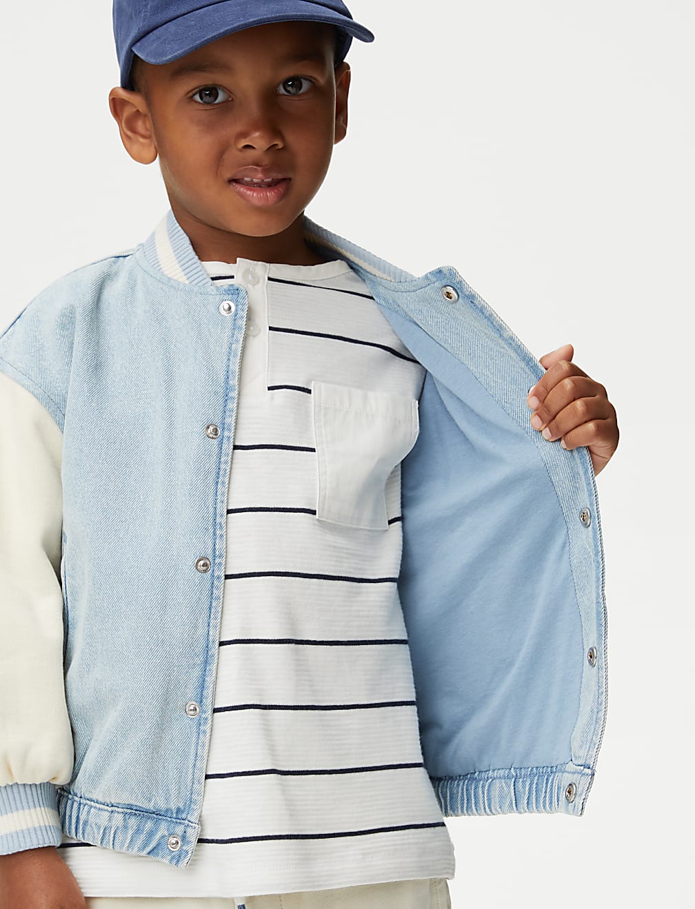 Denim Bomber Jacket (2-8 Yrs)