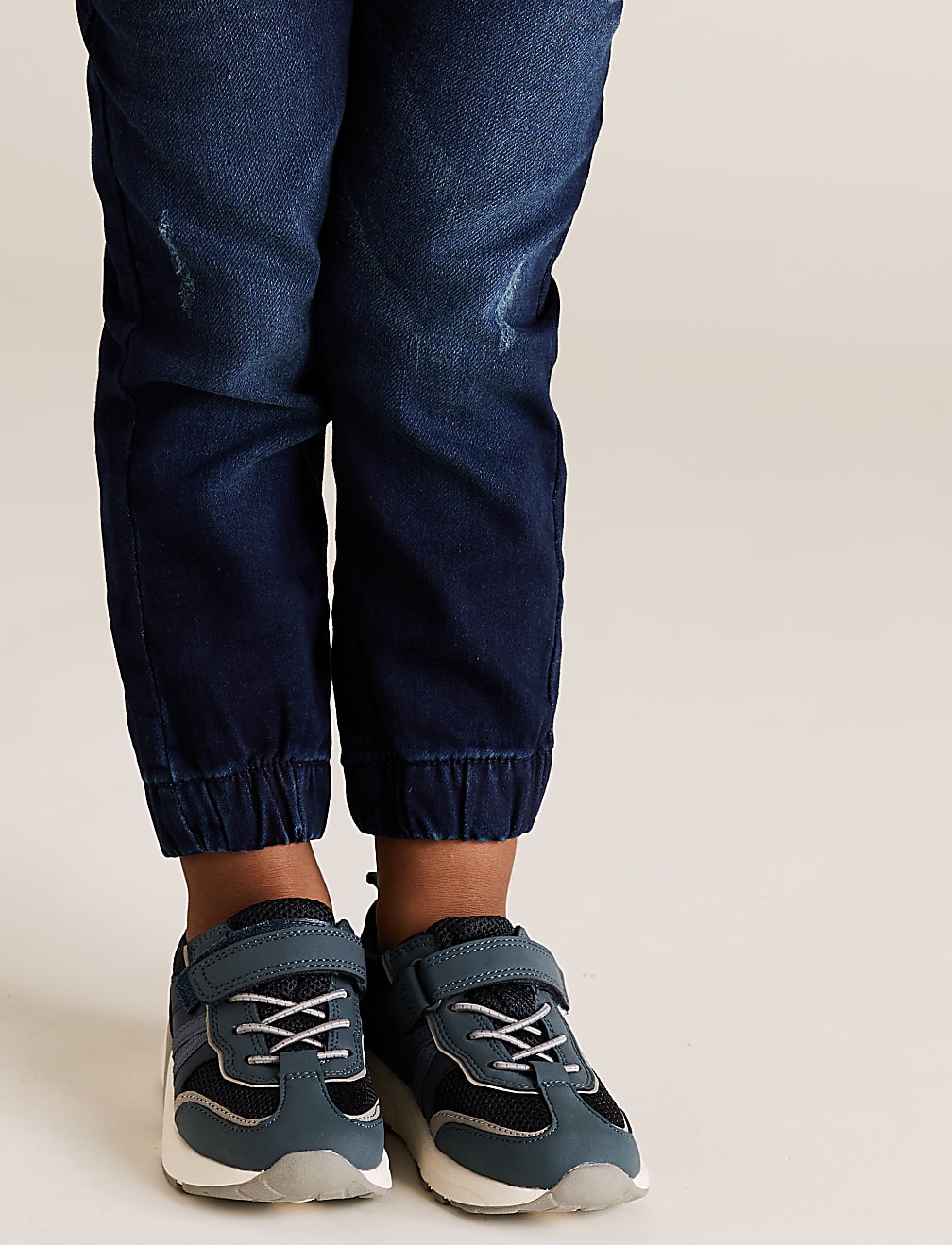 Regular Denim Cuffed Hem Jeans (2-7 Yrs)
