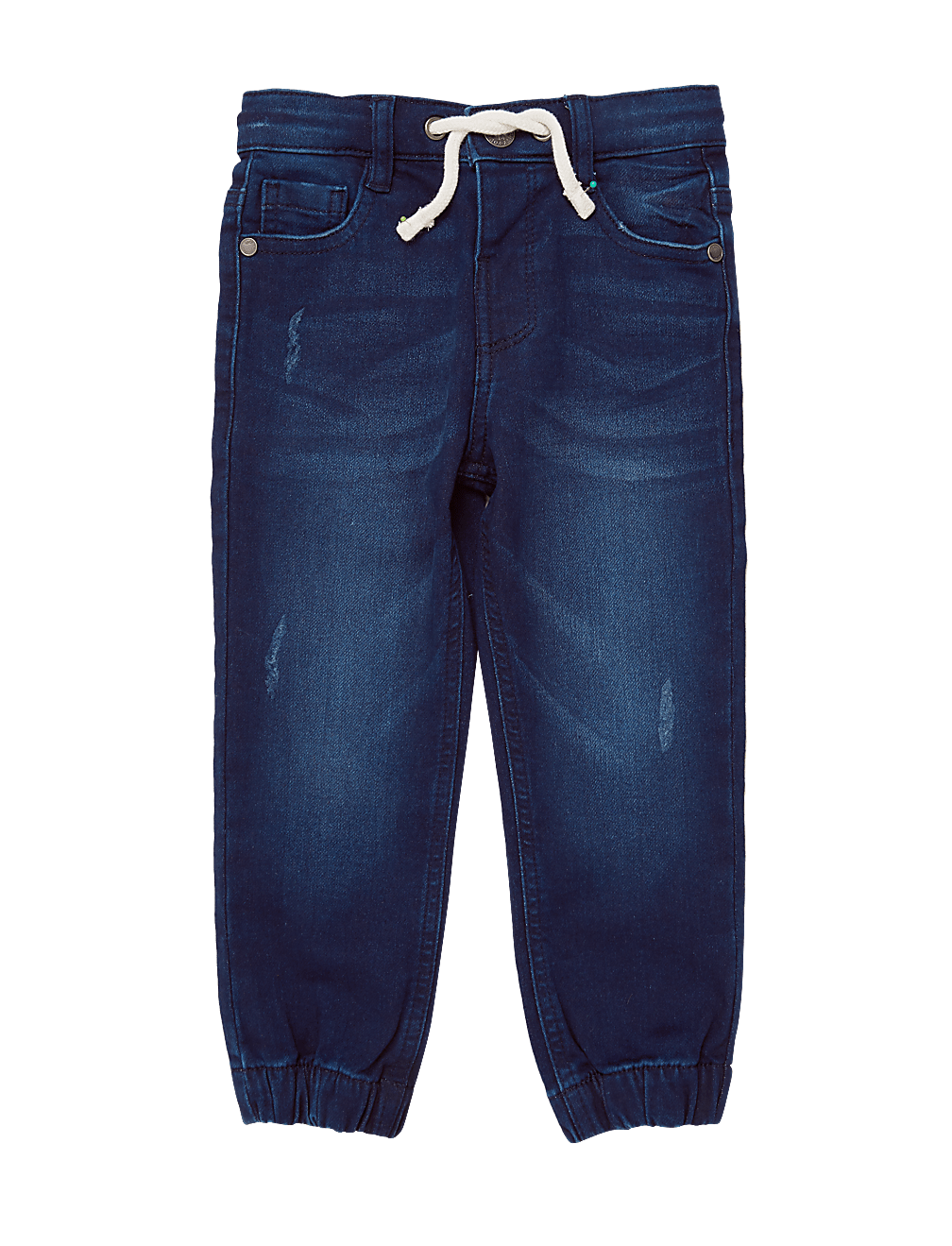 Regular Denim Cuffed Hem Jeans (2-7 Yrs)
