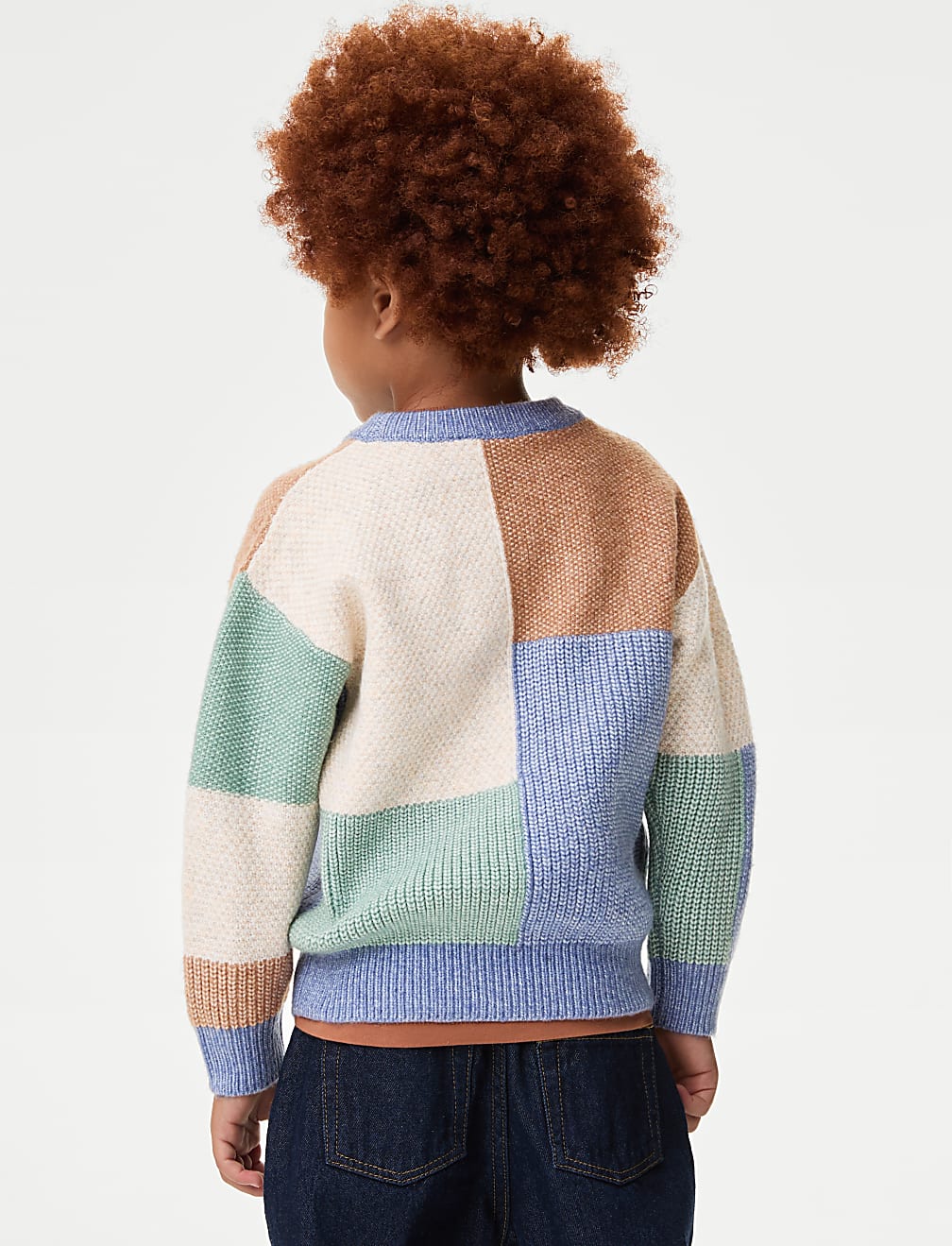 Patchwork Knitted Jumper (2-8 Yrs)