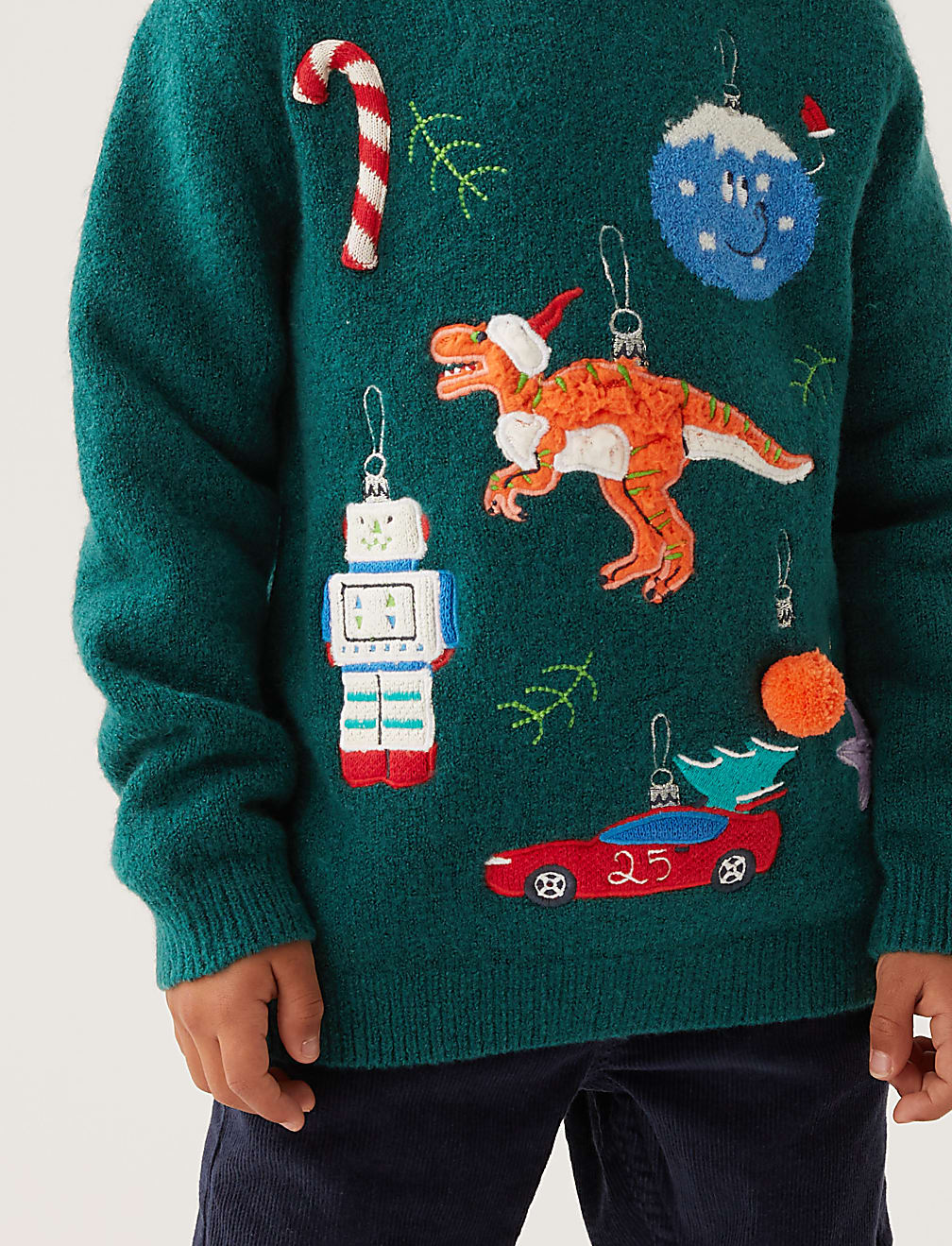 Knitted Christmas Tree Jumper
