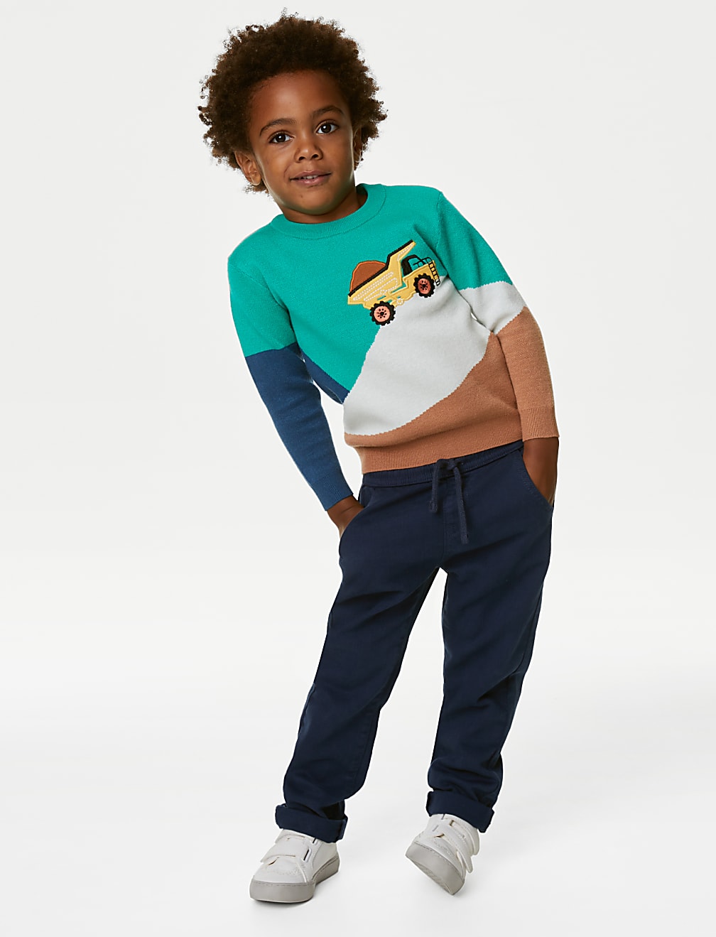 Truck Knitted Jumper (2-8 Yrs)