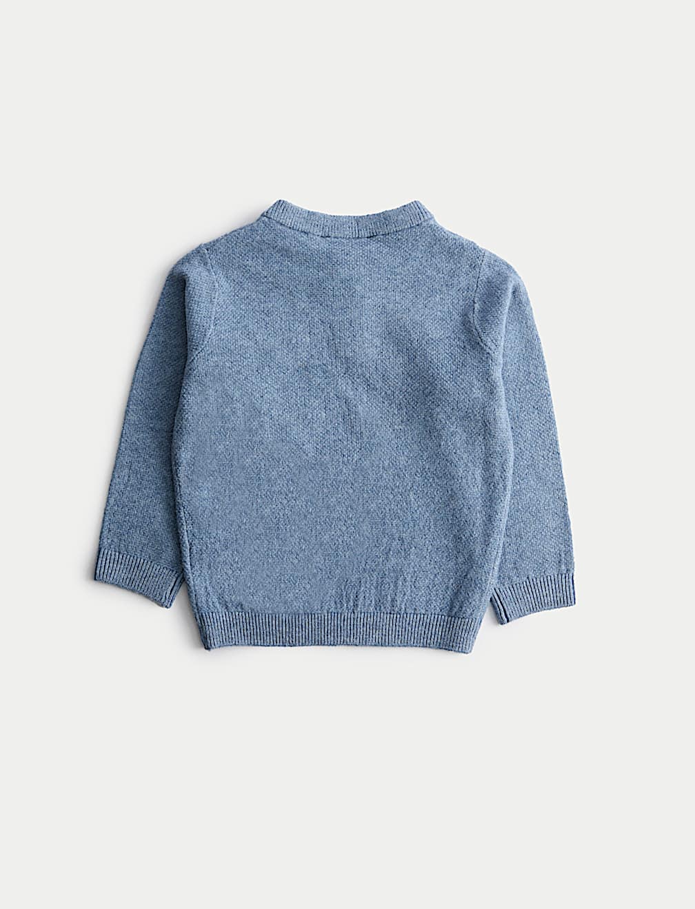 Henley Knitted Jumper (0-8 Yrs)