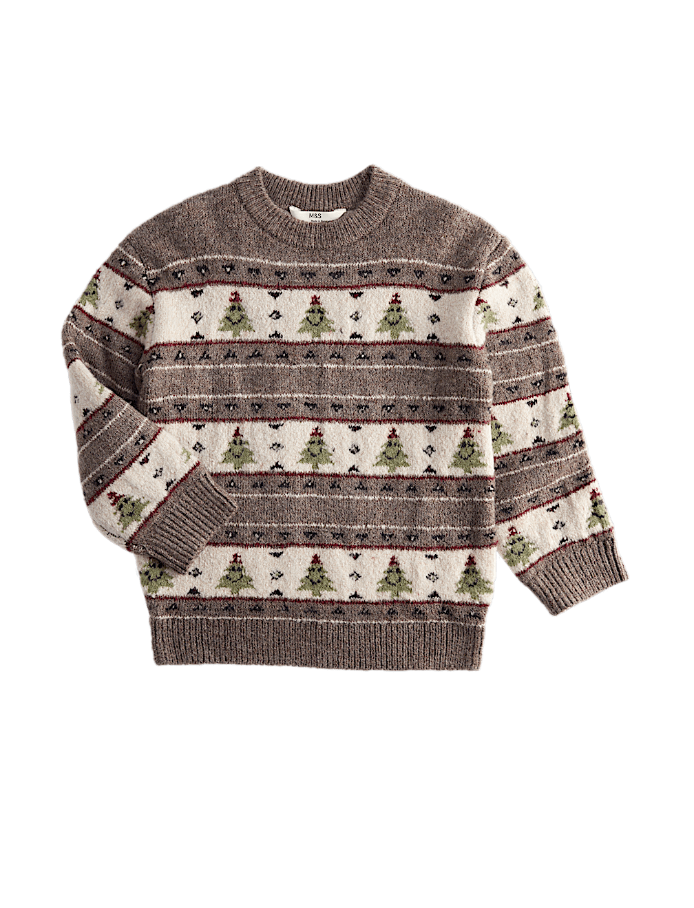Fair Isle Christmas Tree Jumper (2-8 Yrs)
