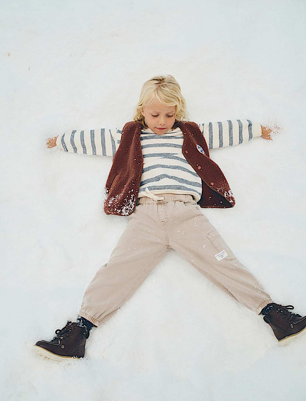 Relaxed Denim Cargo Jeans (2-8 Yrs)