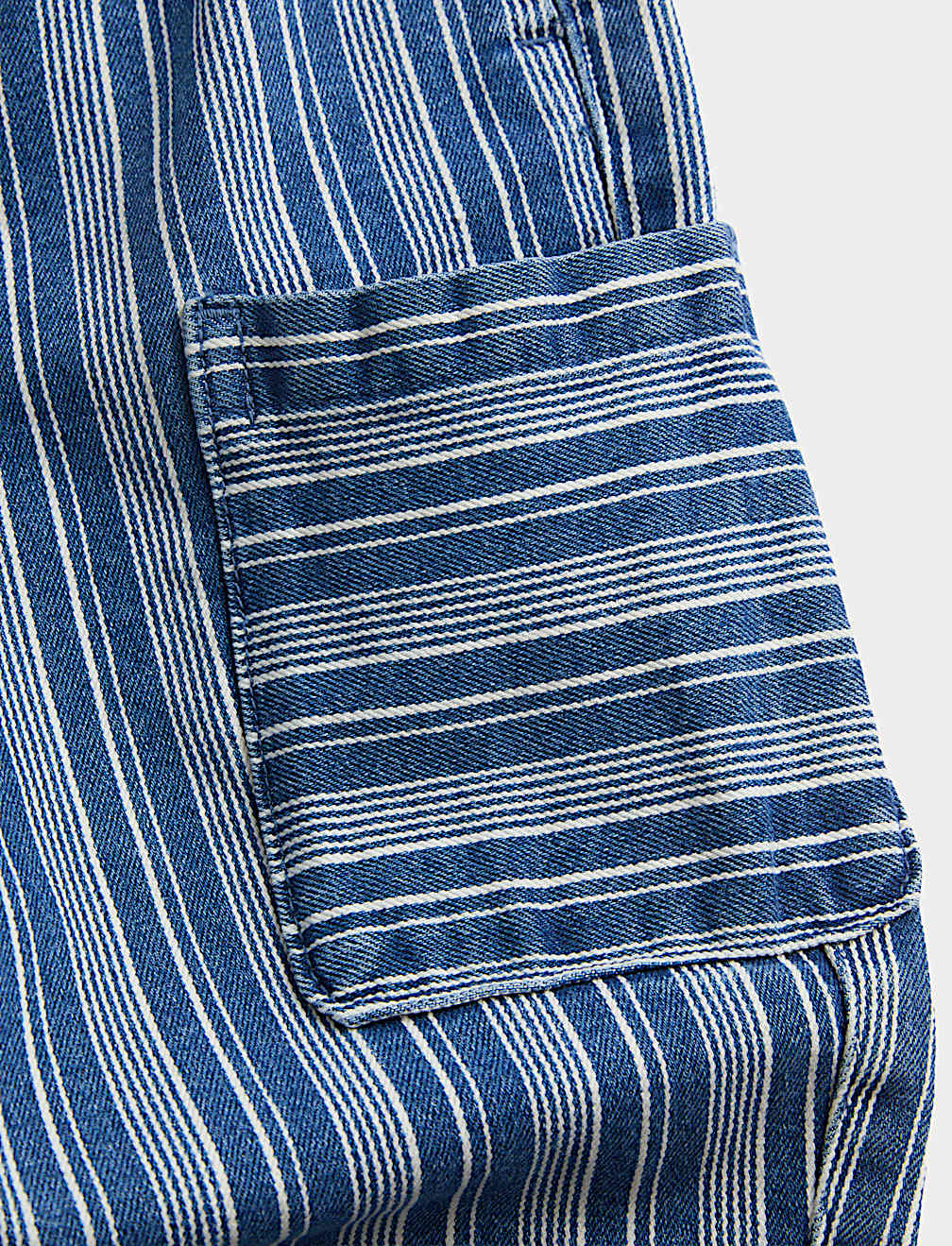 Cotton Rich Stripe Denim Jeans (2-8 Yrs)