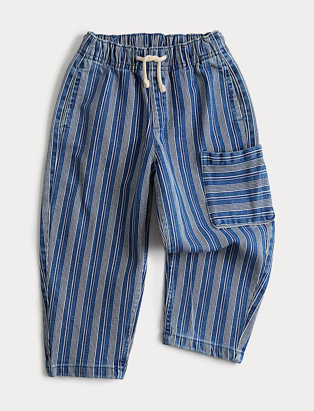Cotton Rich Stripe Denim Jeans (2-8 Yrs)