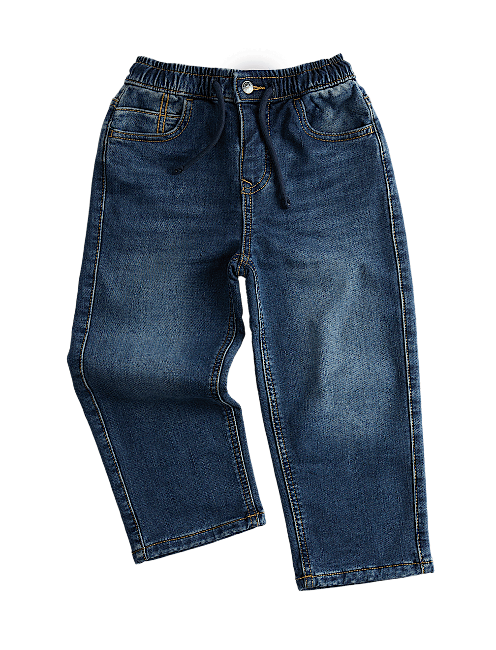 Straight Leg Cotton Rich Comfort Waist Jeans (2-8 Yrs)