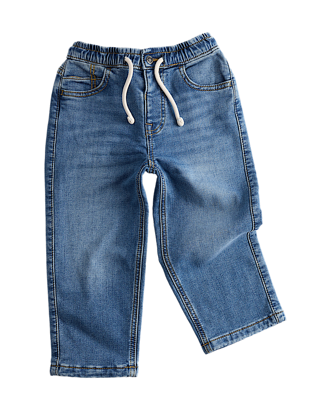 Straight Leg Cotton Rich Comfort Waist Jeans (2-8 Yrs)