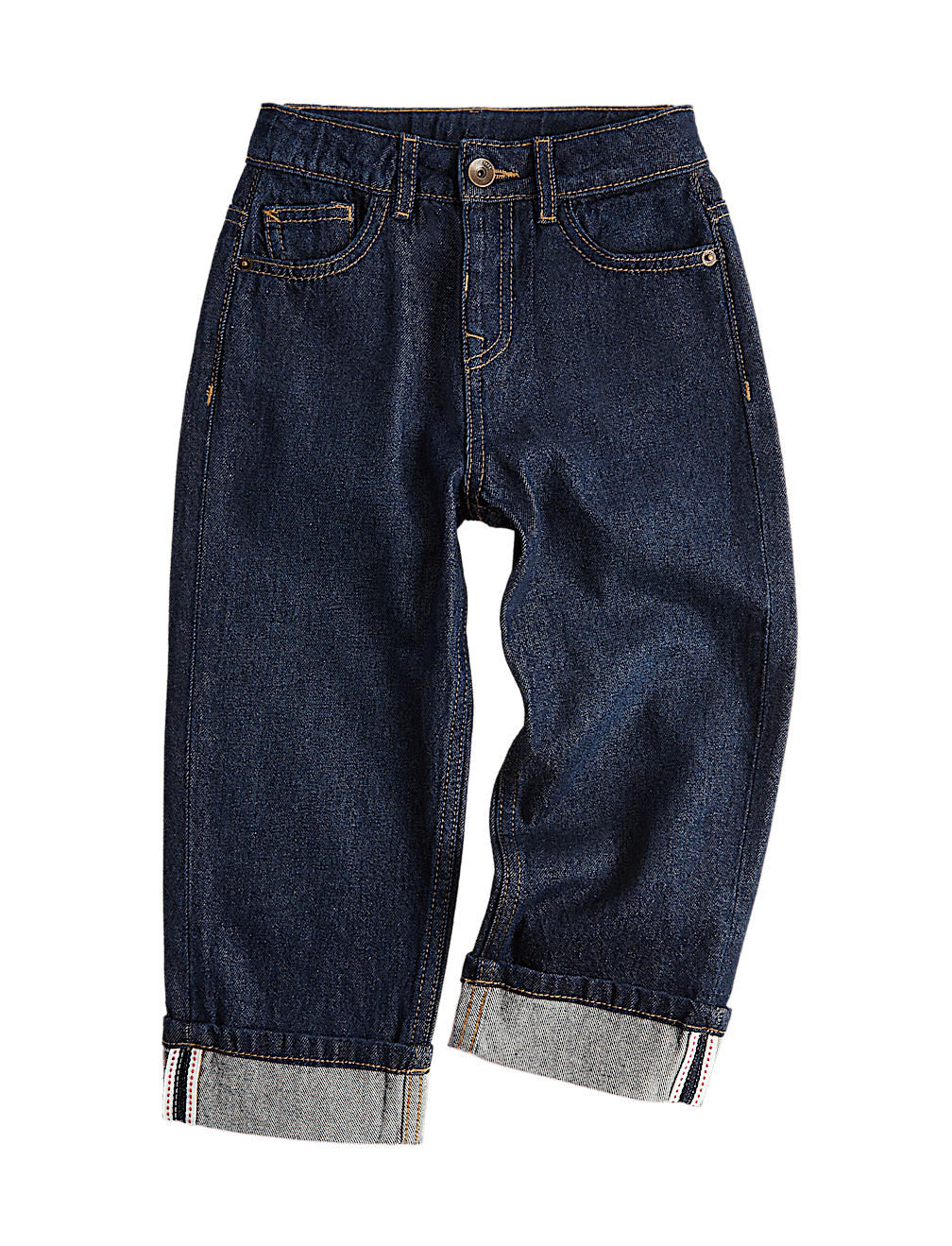 Turn Up Denim Jeans (2-8 Yrs)
