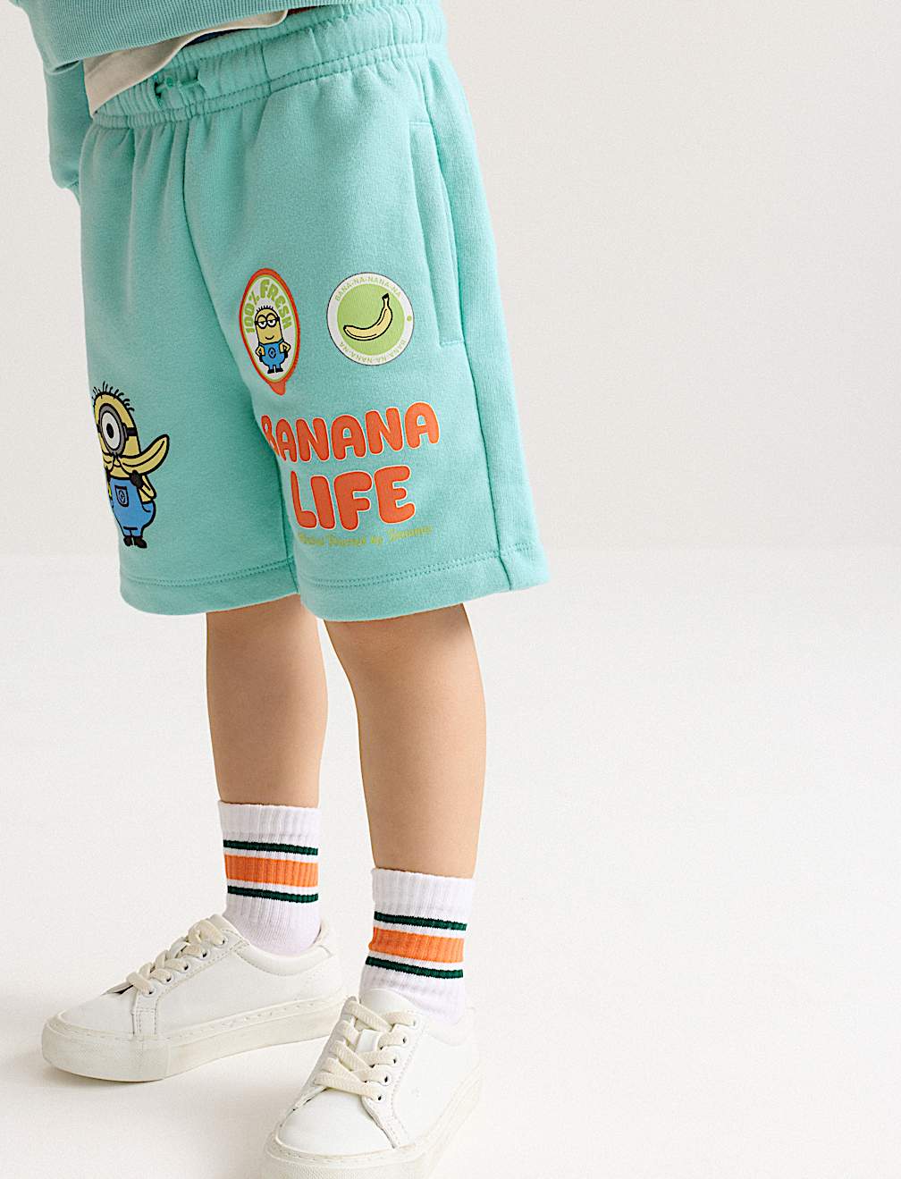 Cotton Rich Minions&trade; Graphic Shorts (2-8 Yrs)