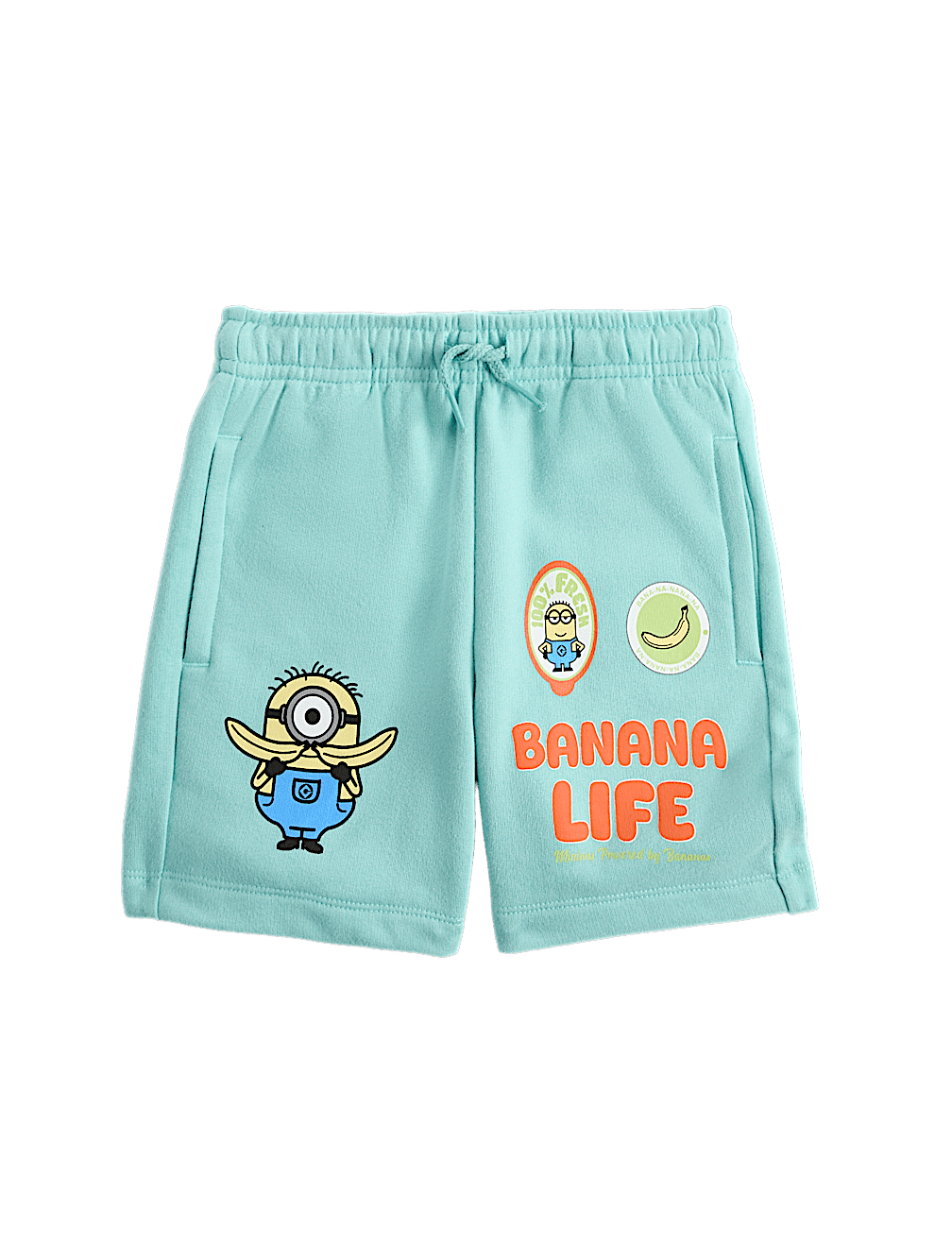 Cotton Rich Minions&trade; Graphic Shorts (2-8 Yrs)