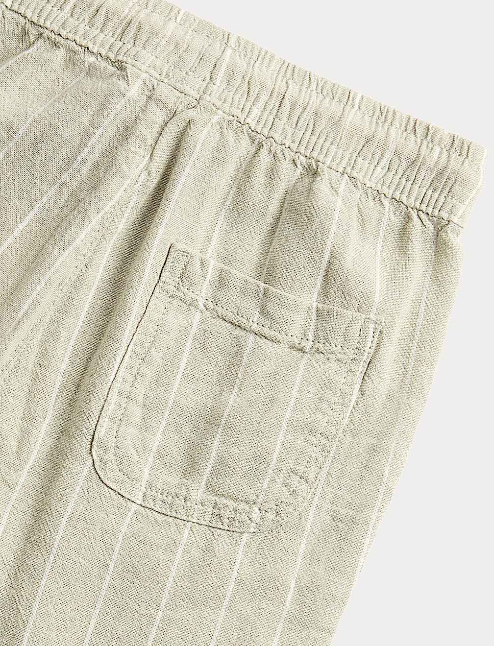 Linen Rich Trousers (2-8 Yrs)