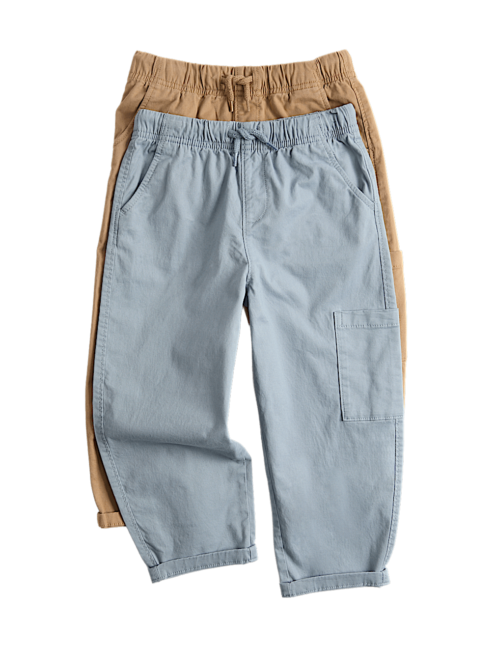 2 Pack Cotton Rich Trousers (2-8 Yrs)