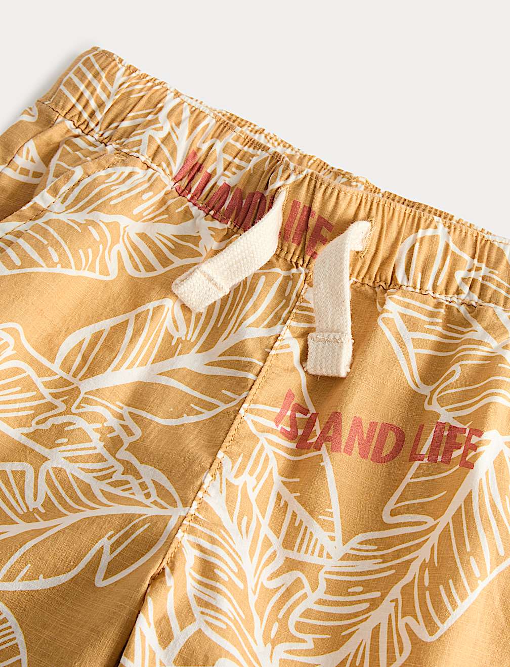 Pure Cotton Tropical Print Shorts (2-8 Yrs)
