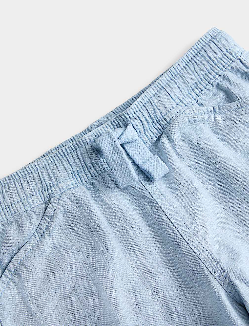 Pure Cotton Textured Shorts (2-8 Yrs)