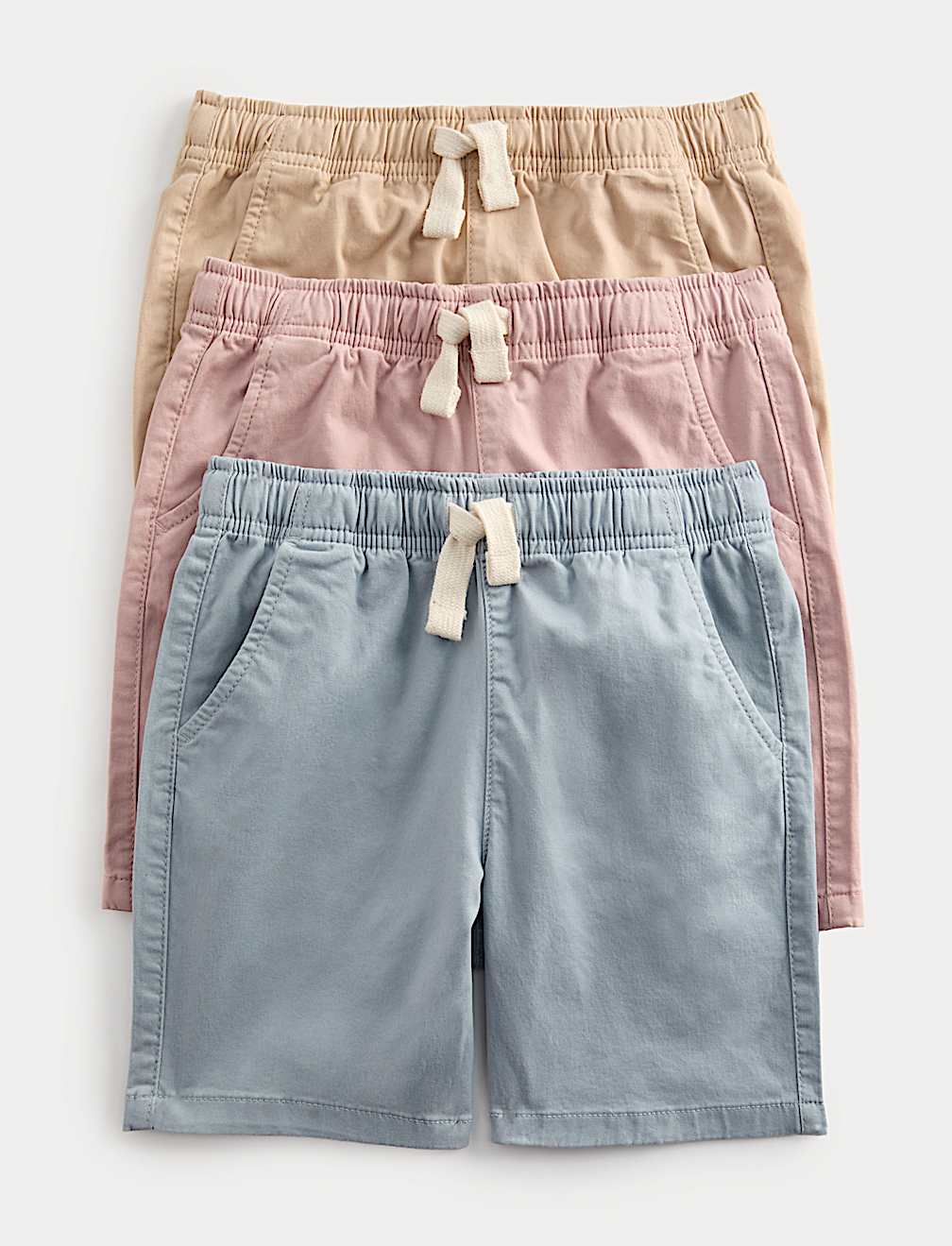 3 Pack Cotton Rich Shorts (2-8 Yrs)