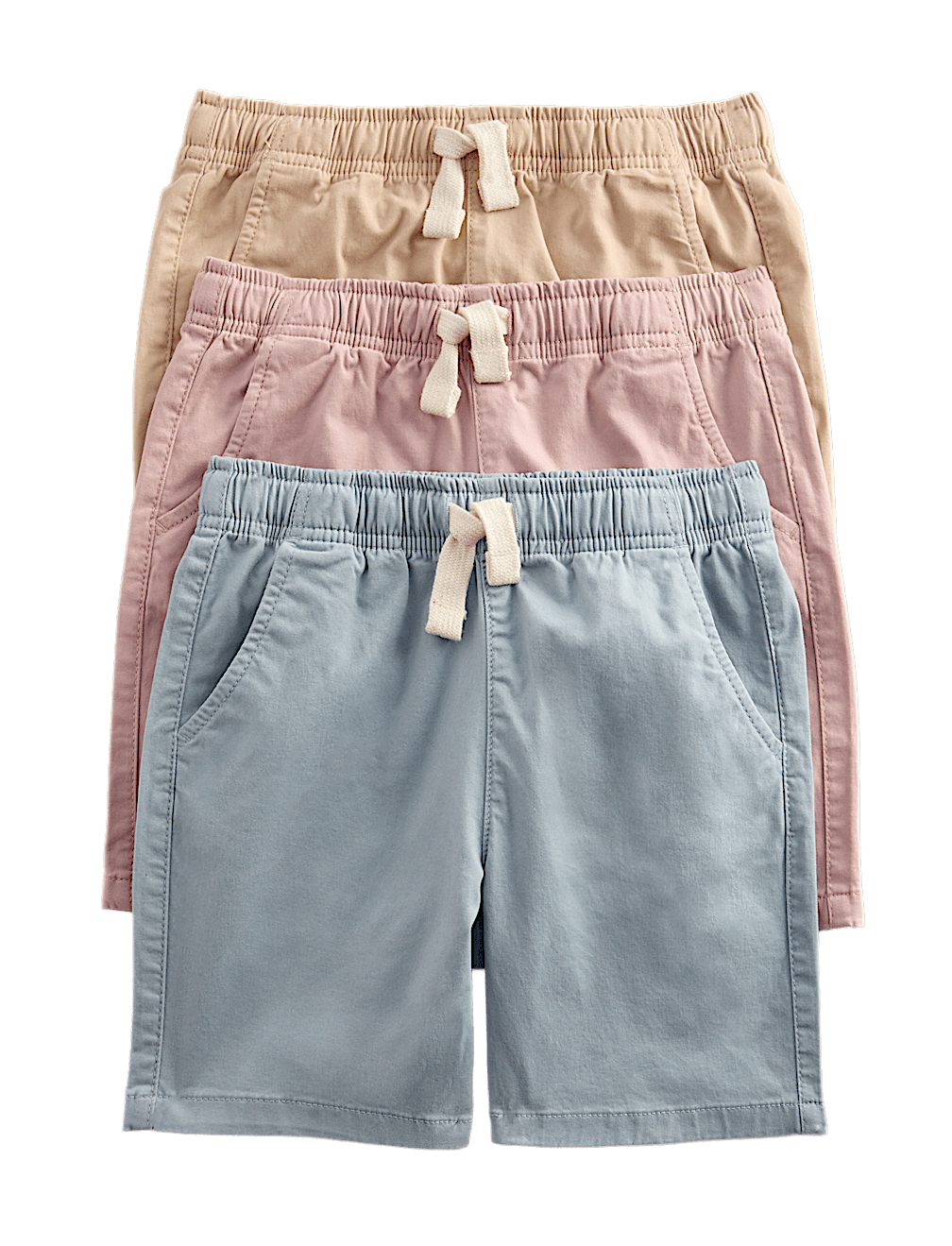 3 Pack Cotton Rich Shorts (2-8 Yrs)