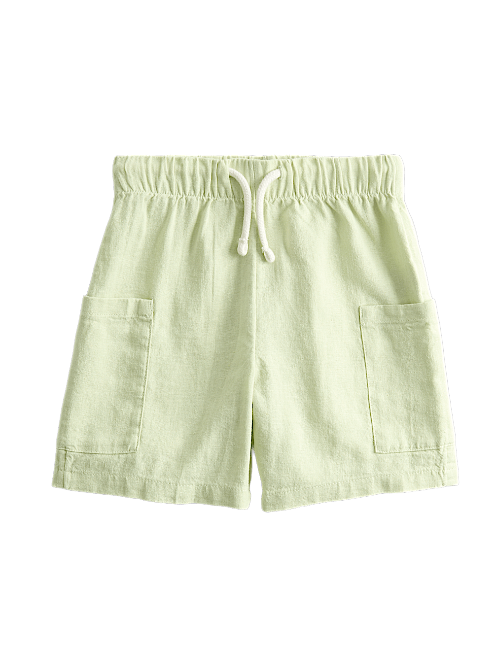 Linen Blend Cargo Shorts (2-8 Years)