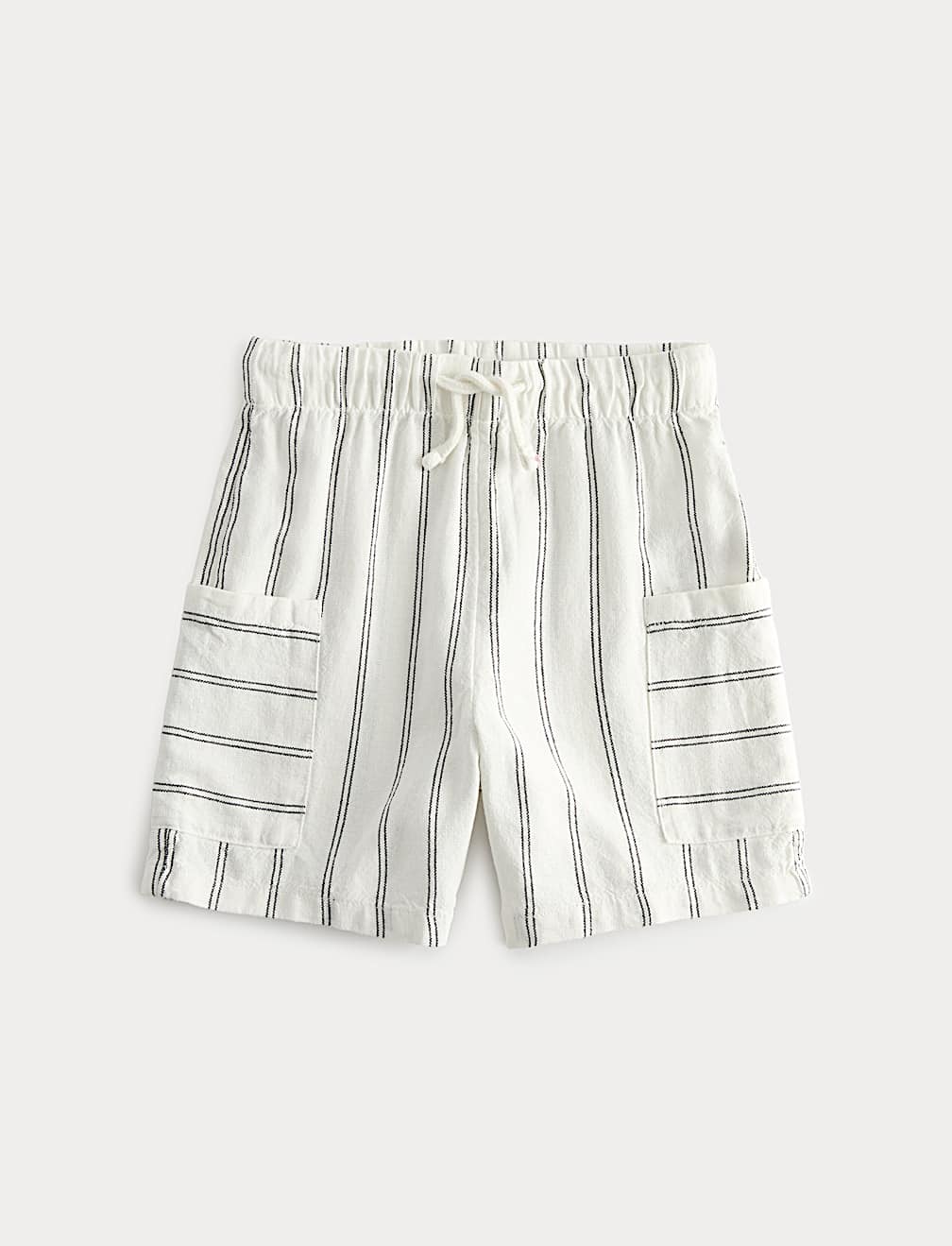 Linen Blend Cargo Shorts (2-8 Years)