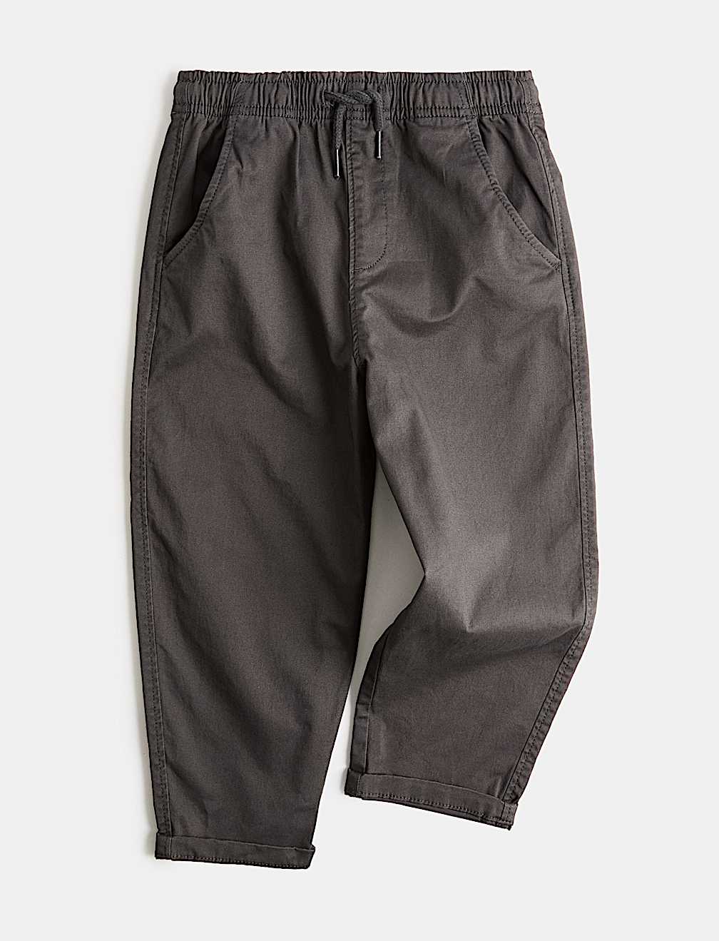 Cotton Rich Pull On Cargo Trousers (2-8 Yrs)