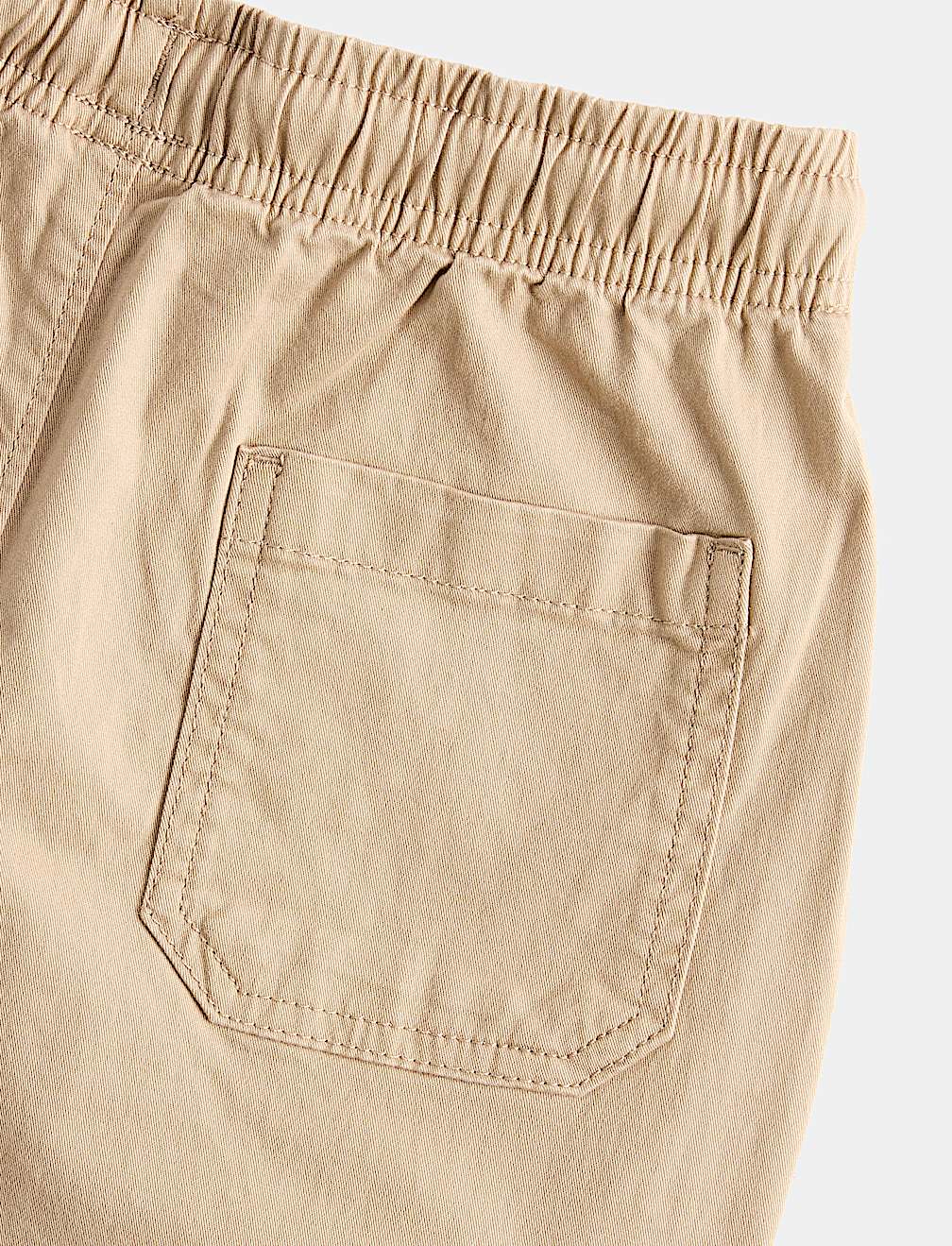 Cotton Rich Pull On Cargo Trousers (2-8 Yrs)