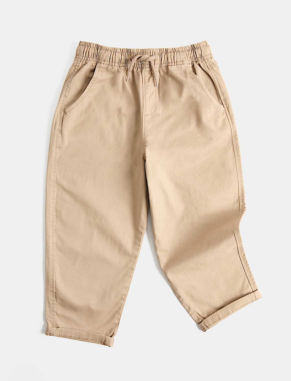 Cotton Rich Pull On Cargo Trousers (2-8 Yrs)