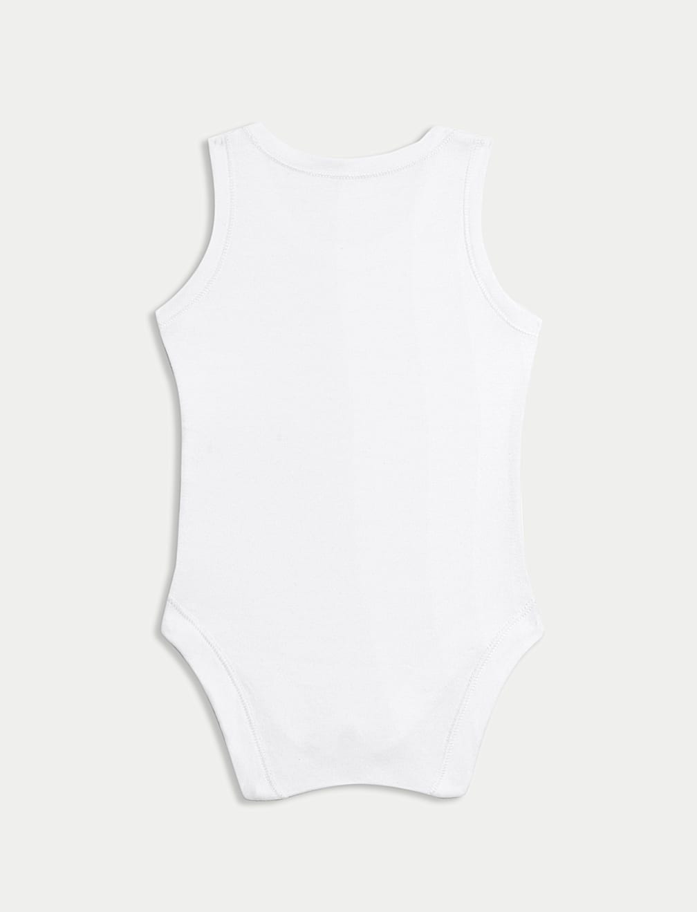 7 Pack Pure Cotton Sleeveless Bodysuits (5lbs-3 Yrs)