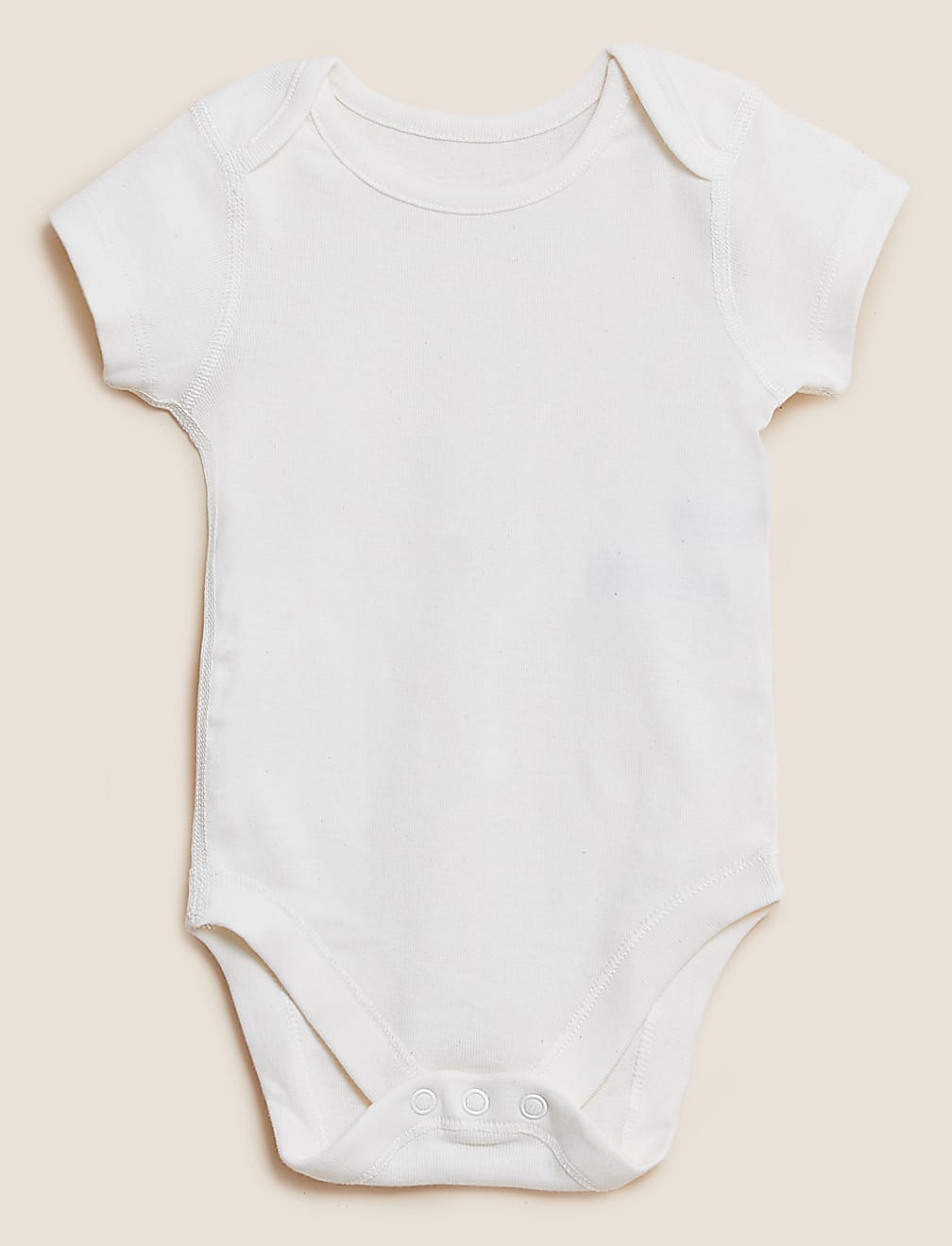 5pk Pure Cotton Ribbed Bodysuits
