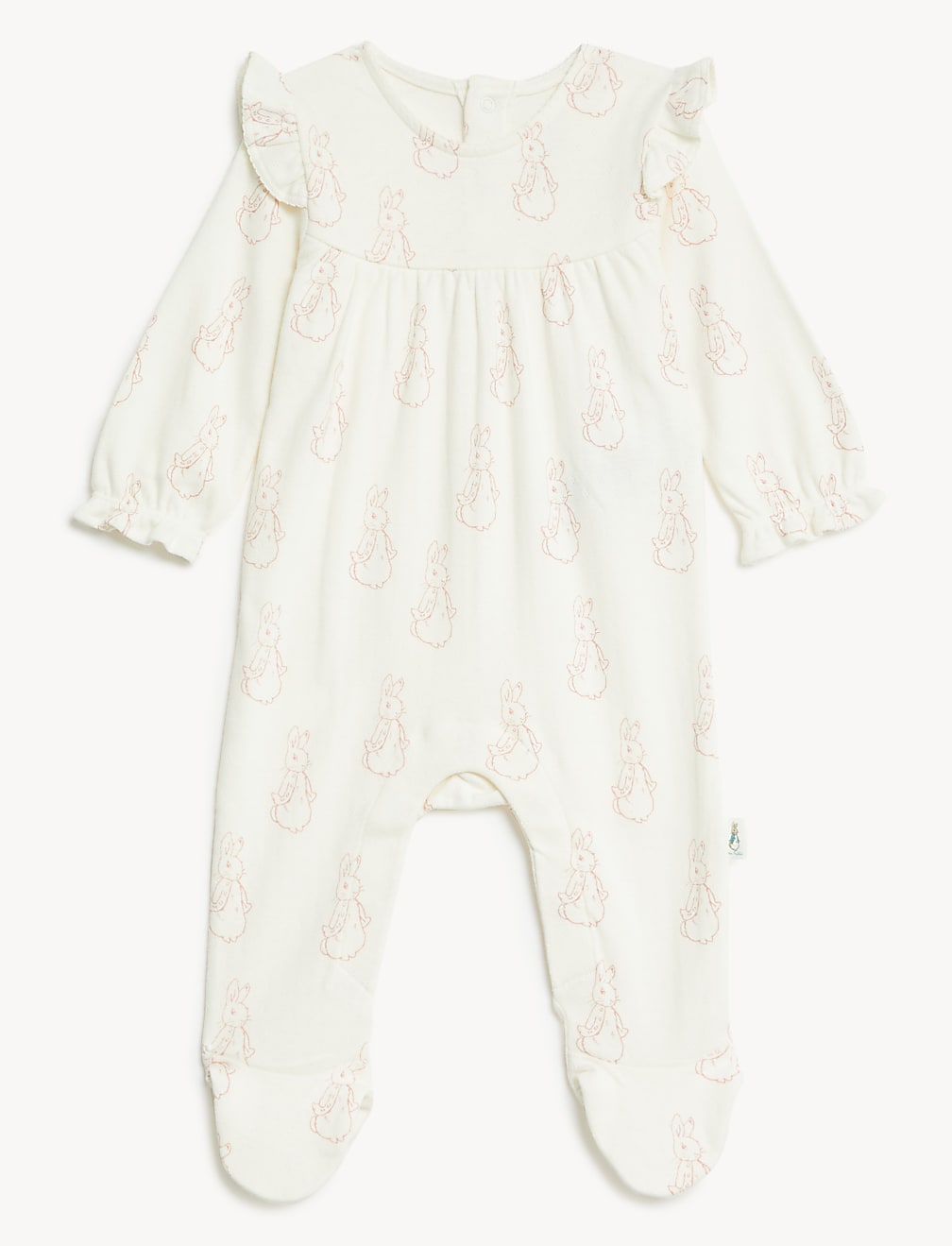 2pk Cotton Blend Peter Rabbit™ Sleepsuits