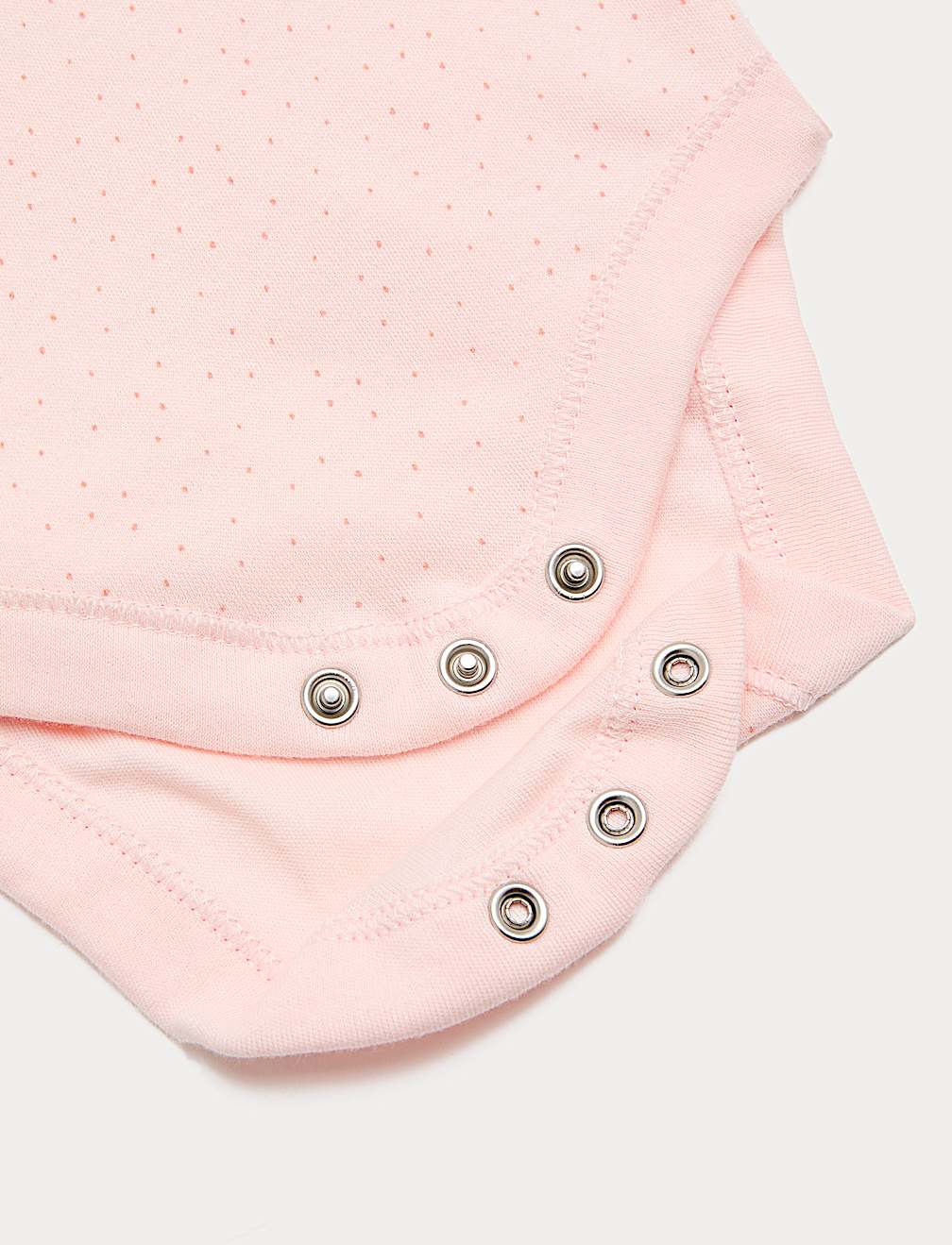 7 Pack Pure Cotton Bow Bodysuits (0-3 Yrs)