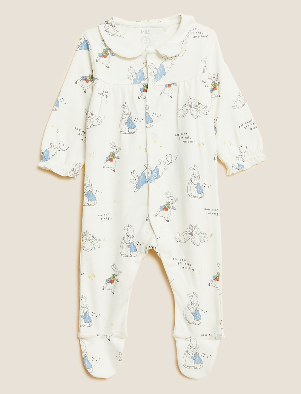 Buy 2pk Pure Cotton Peter Rabbit™ Sleepsuits (7lbs - 3 Yrs) at Marks ...