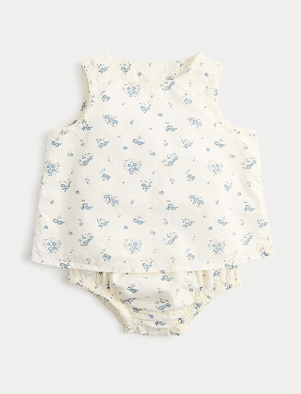 2 Piece Floral Outfit With Knickers (0-12 Mths)