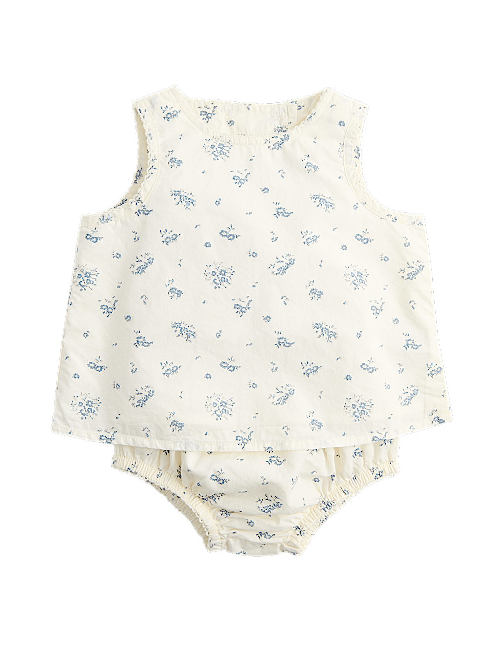 2 Piece Floral Outfit With Knickers (0-12 Mths)